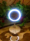 مرآة مكياج محمولة من طراز LED مزوّدة بمصابيح ومرآة مكتبية مزدوجة Specification image